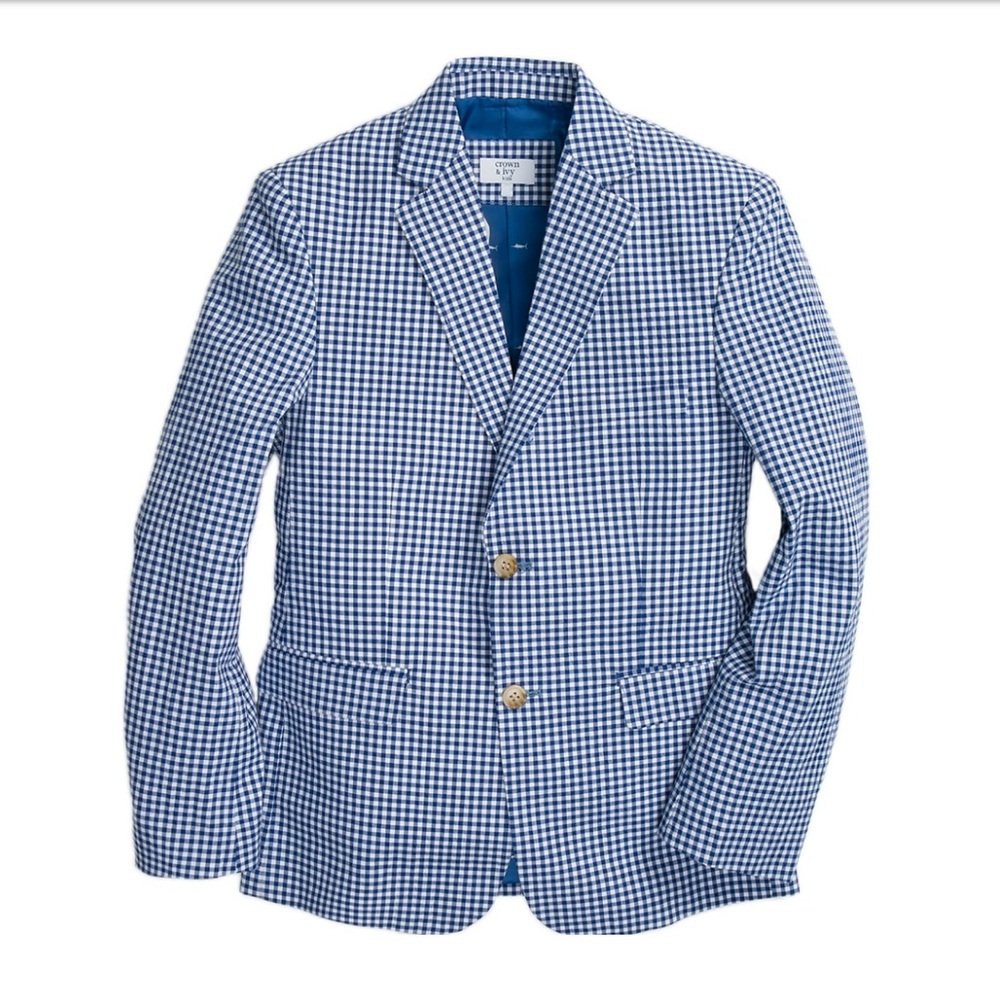 🖤CROWN & IVY GINGHAM BLAZER